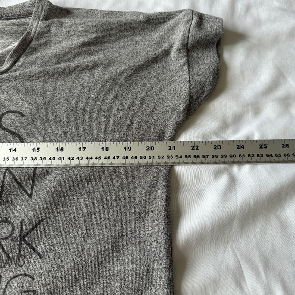 Soyaconcept Women's Short Sleeve T-Shirt Lightweight High/Low Marled Gray‎ M - Picture 8 of 11